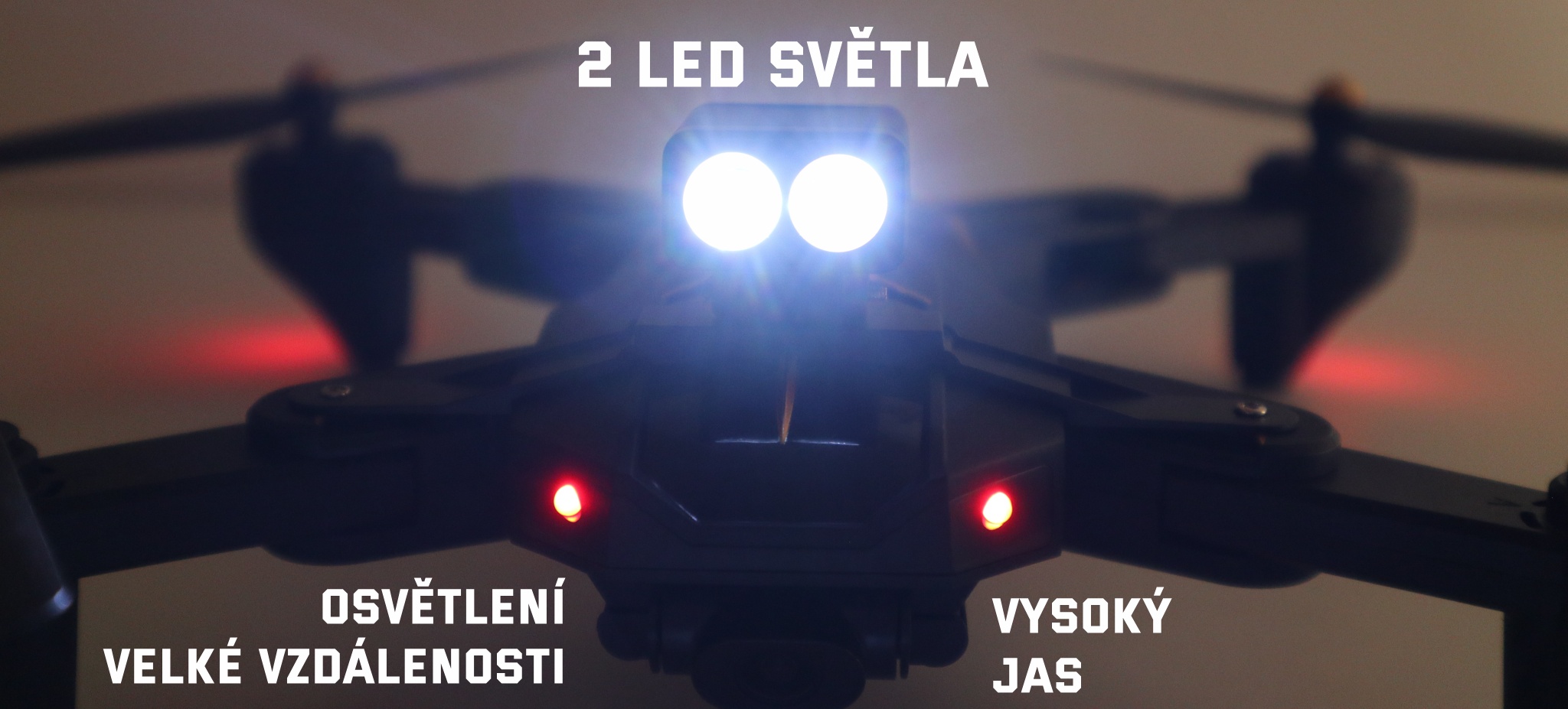 Svítilna pro drony dronio jas